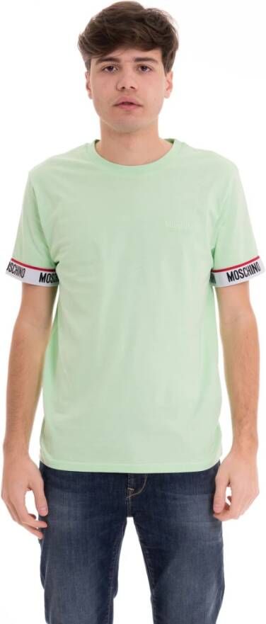 Moschino Upgrade je garderobe met dit hoogwaardige katoenen T-shirt Green Heren