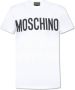 Moschino Logo-print Biologisch Katoenen T-shirt White Heren - Thumbnail 3