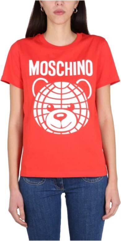 Moschino T-shirt Rood Dames
