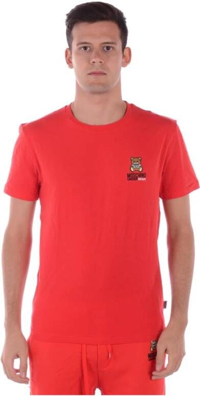 Moschino Stijlvolle Heren T-Shirt Red Heren