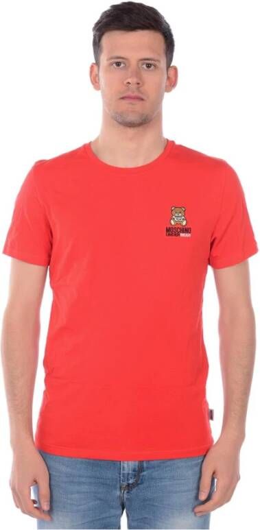 Moschino Upgrade je casual garderobe met dit hoogwaardige T-shirt Red Heren