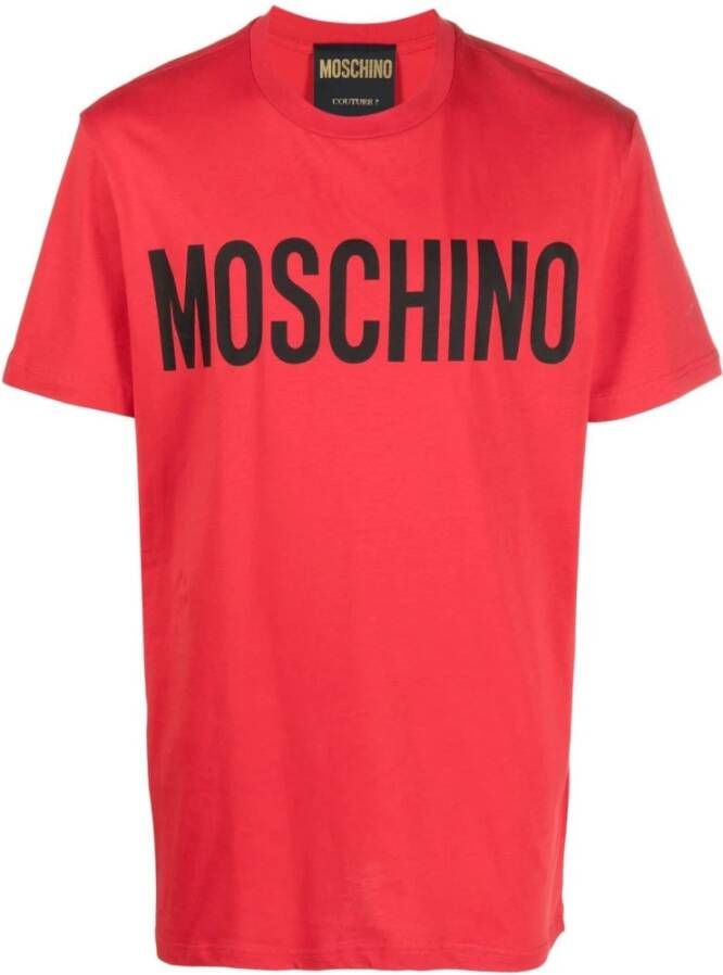 Moschino T-shirt Rood Heren
