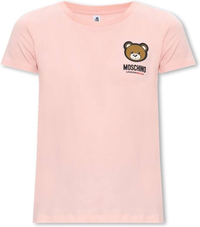 Moschino Roze Stijlvolle Dames T-shirt Pink Dames