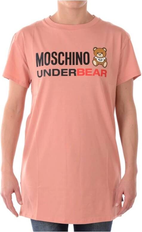 Moschino Hoogwaardig dames T-shirt Pink Dames