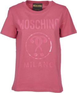 Moschino T-Shirt Roze Dames