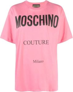 Moschino T-Shirt Roze Dames