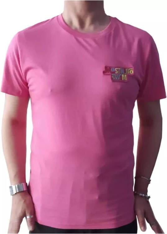 Moschino T-shirt Roze Heren