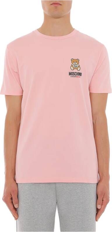 Moschino T-Shirts Roze Heren