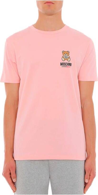 Moschino T-shirt Roze Heren