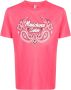 Moschino Roze Katoenmix T-Shirt Upgrade Pink Heren - Thumbnail 1