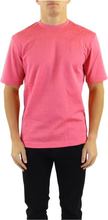 Moschino -T-Shirt Roze Heren