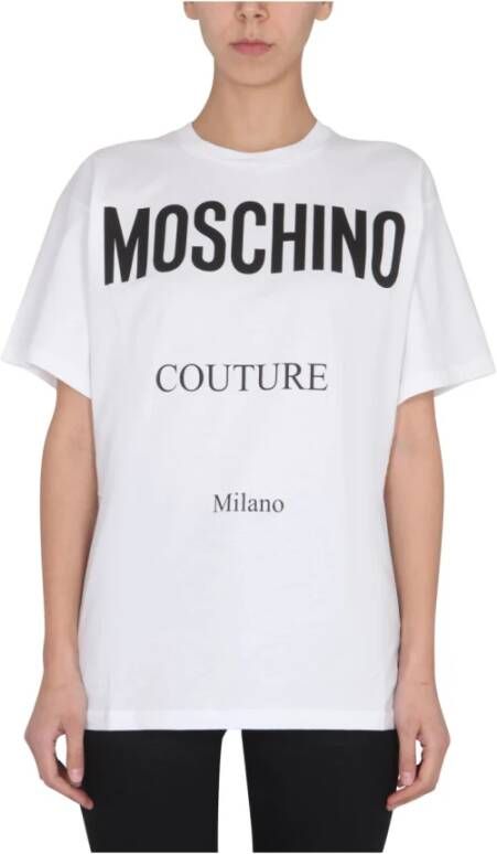 Moschino T-shirt White Dames