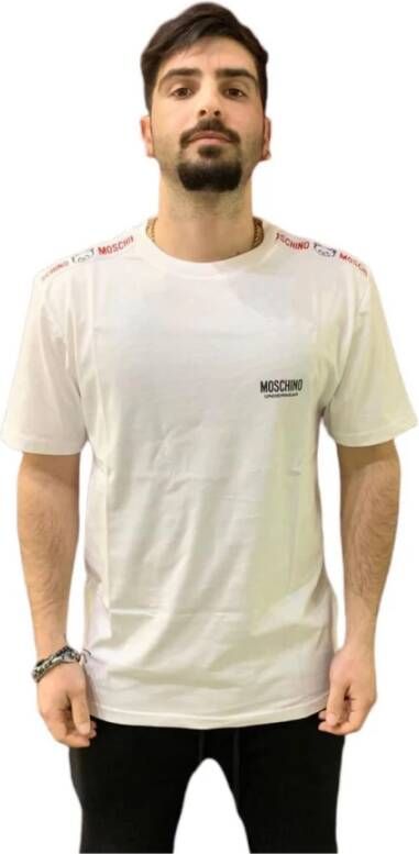 Moschino T-shirt Wit Heren