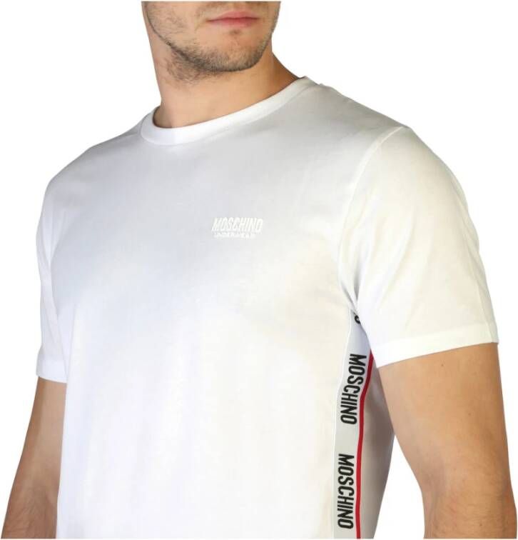 Moschino Klassiek Heren T-shirt 1903-8101 White Heren