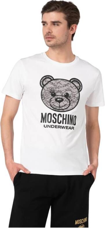 Moschino Upgrade je garderobe met dit hoogwaardige T-shirt voor mannen White Heren