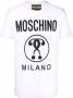 Moschino Short Sleeve Shirts Wit Heren - Thumbnail 1