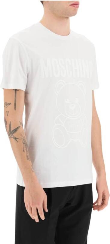 Moschino T-shirt White Heren