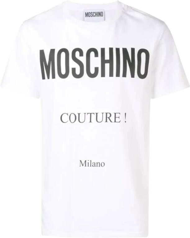 Moschino Natuurlijk Wit T-Shirt White