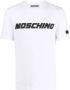 Moschino Wit Logo-Print Katoenen T-Shirt White Heren - Thumbnail 3