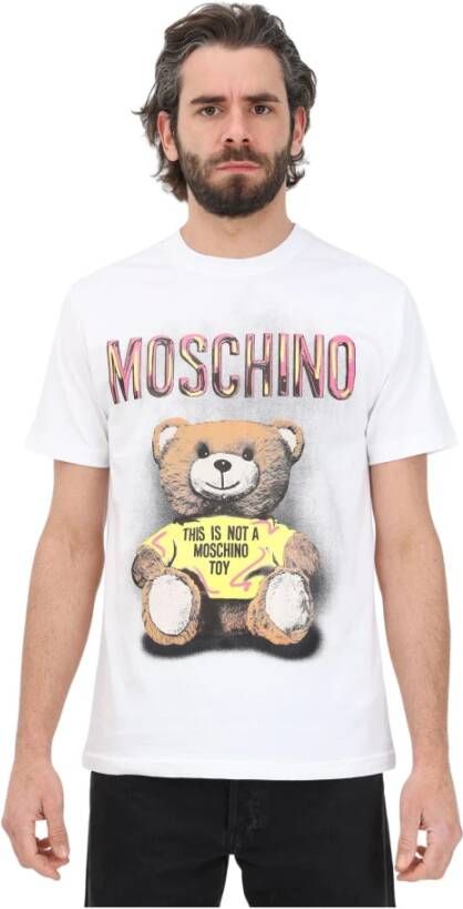 Moschino T-shirt Wit Heren