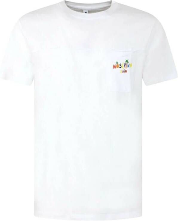 Moschino Stijlvolle A1907 2323 Heren T-shirt White Heren
