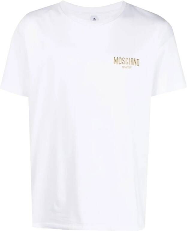 Moschino T-shirt Wit Heren