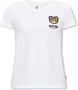 Moschino Dames T-Shirt Herfst Winter Collectie White Dames - Thumbnail 1