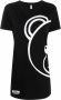 Moschino Zwart T-shirt met Teddybeerprint Black Dames - Thumbnail 1