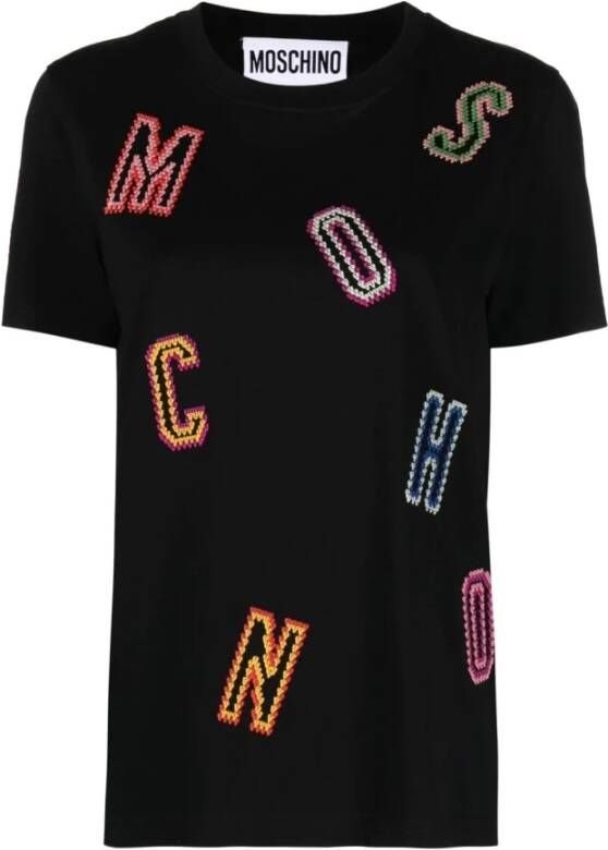Moschino T-Shirts Zwart Dames