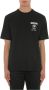 Moschino Zwart T-shirt met korte mouwen en dubbel vraagteken logo Black Heren - Thumbnail 4
