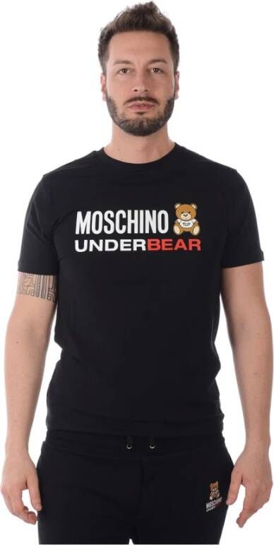 Moschino T-Shirt Klassieke Stijl Black Heren