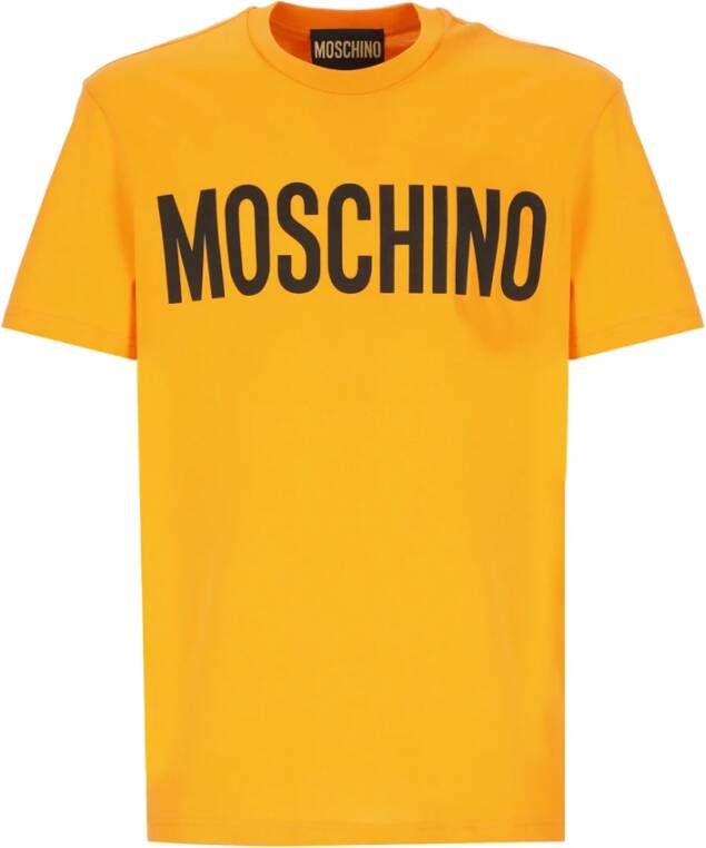 Moschino T-shirts and Polos Oranje Heren
