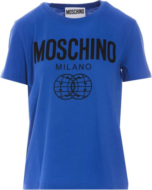 Moschino T-Shirts Blauw Dames