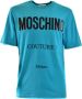 Moschino Upgrade je casual garderobe met stijlvolle T-shirts Blue Heren - Thumbnail 1