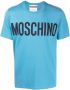 Moschino Blauwe T-shirts en Polos voor Heren Blue Heren - Thumbnail 1