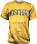 Moschino Donkergele Trompe LOeil T-Shirt Yellow Heren - Thumbnail 1