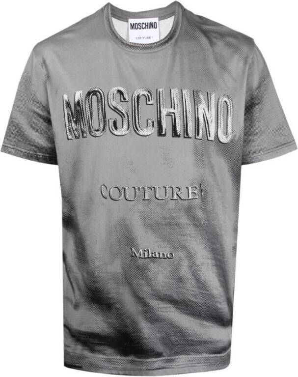 Moschino T-Shirts Grijs Heren