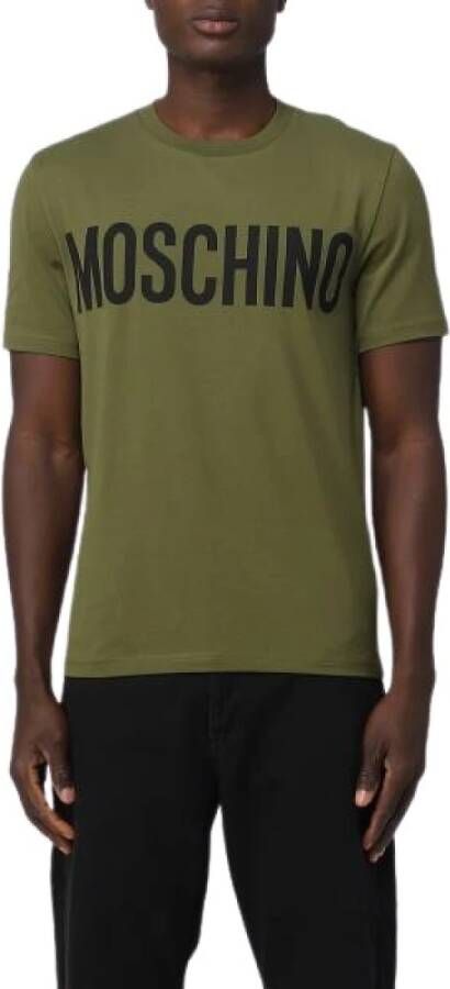 Moschino Groene T-shirts en Polos Green Dames