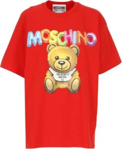 Moschino T-Shirts Rood Dames