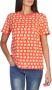 Moschino Lente Zomer Logo Print T-Shirt Pink Dames - Thumbnail 1