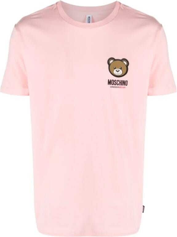 Moschino Roze Stijlvolle Dames T-shirt Pink Dames