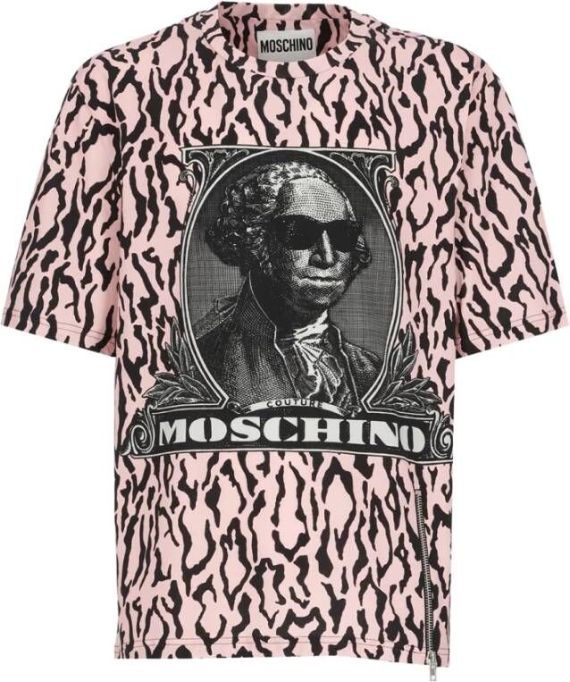 Moschino T-Shirts Roze Heren
