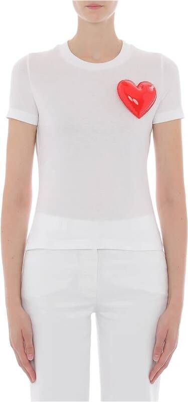 Moschino T-Shirts Wit Dames