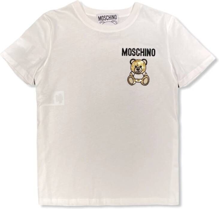 Moschino Stijlvolle Dames T-Shirt Trendy Ontwerp White Dames