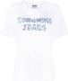 Moschino Jeans T-shirts en Polos Wit White Dames - Thumbnail 2