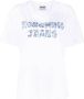 Moschino Jeans T-shirts en Polos Wit White Dames - Thumbnail 1