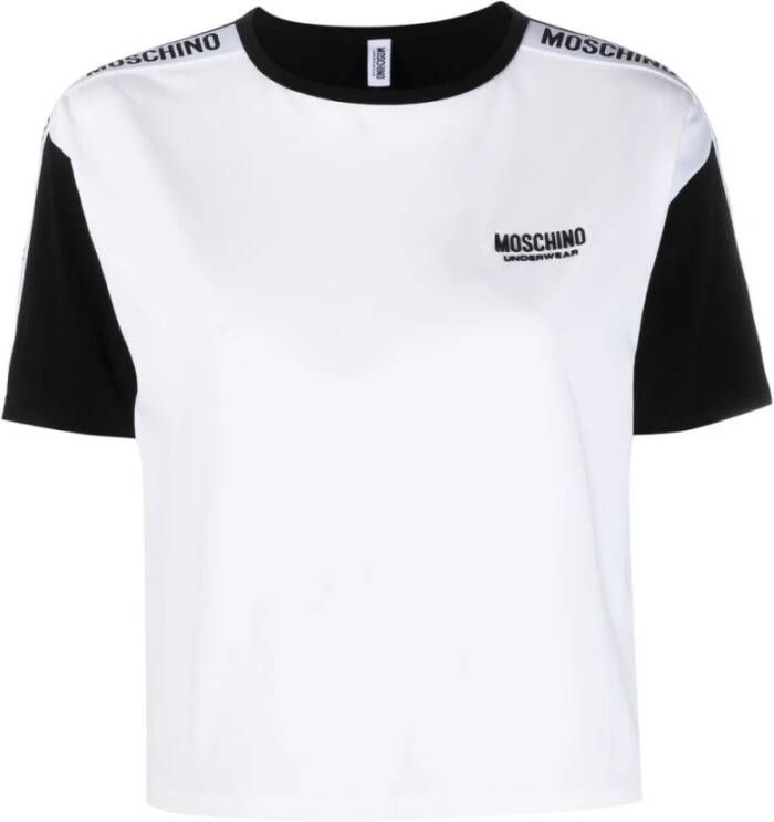 Love Moschino Wit T-shirt en Polo Set White Dames