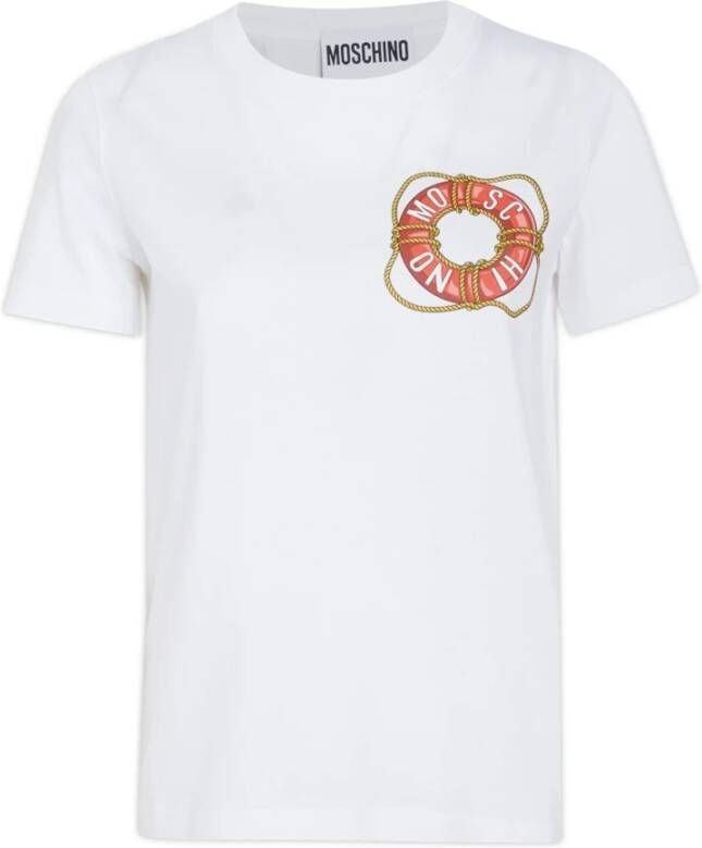 Moschino Stijlvolle Dames T-Shirt White Dames