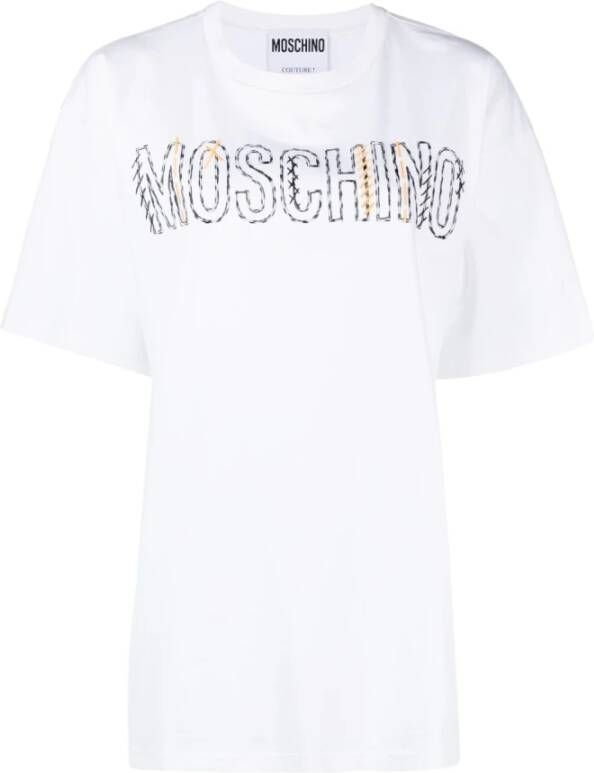 Moschino T-Shirts Wit Dames
