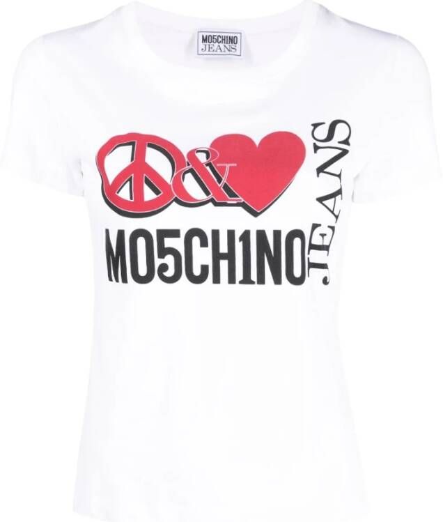 Moschino T-Shirts Wit Dames